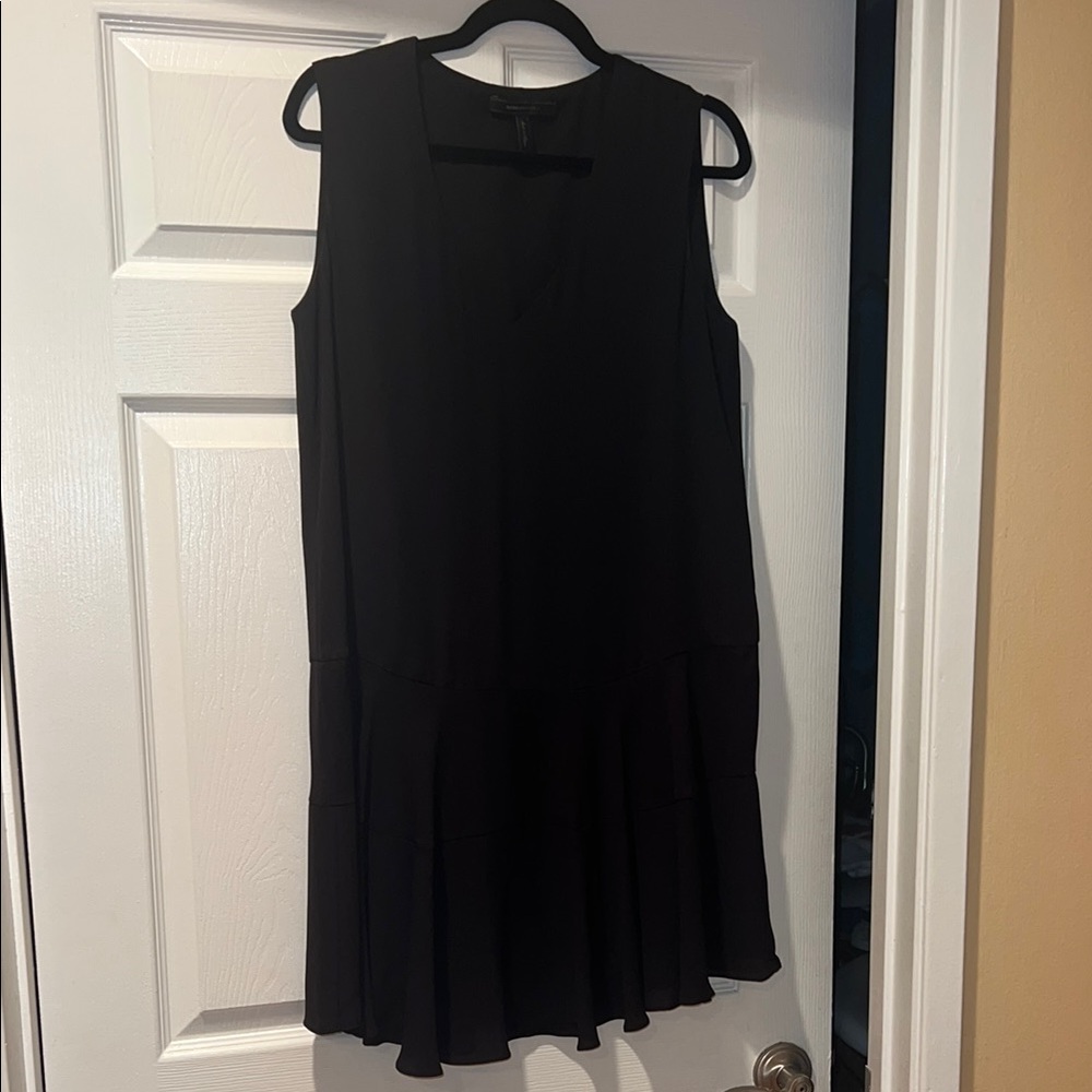 BCBG Elegant Black Sleeveless Dress size small
